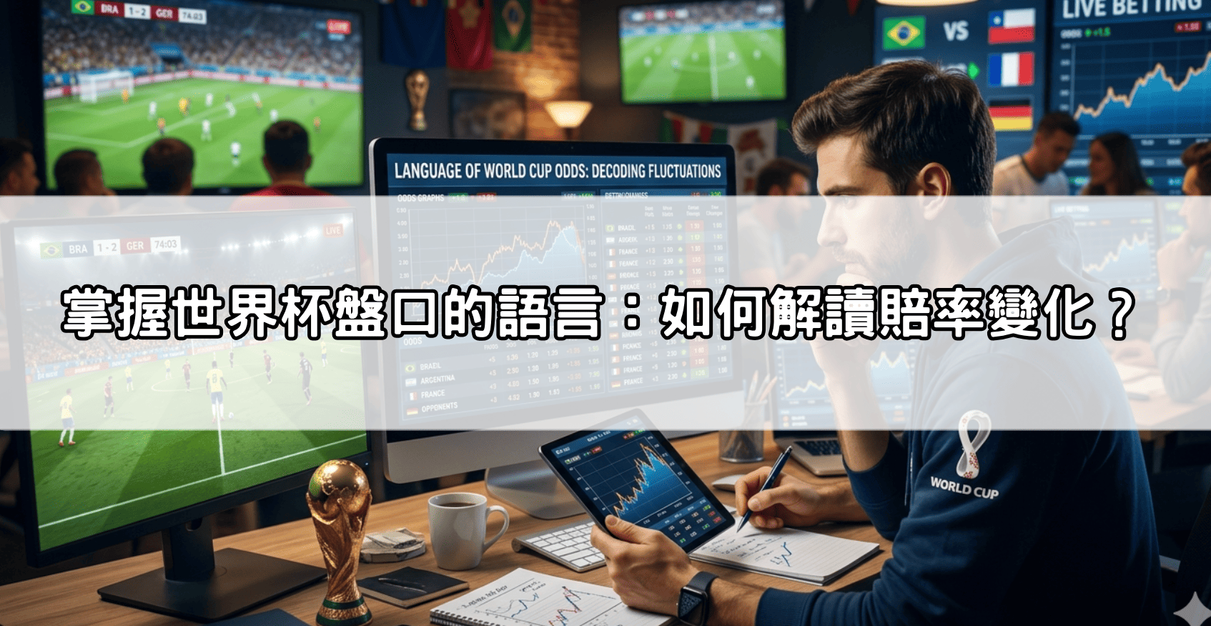 掌握世界杯盤口的語言:如何解讀賠率變化?